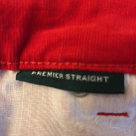 🌺Final Price🌺Red Lauren Ralph Lauren Premier Straight Corduroy Jeans - Picture 11 of 12